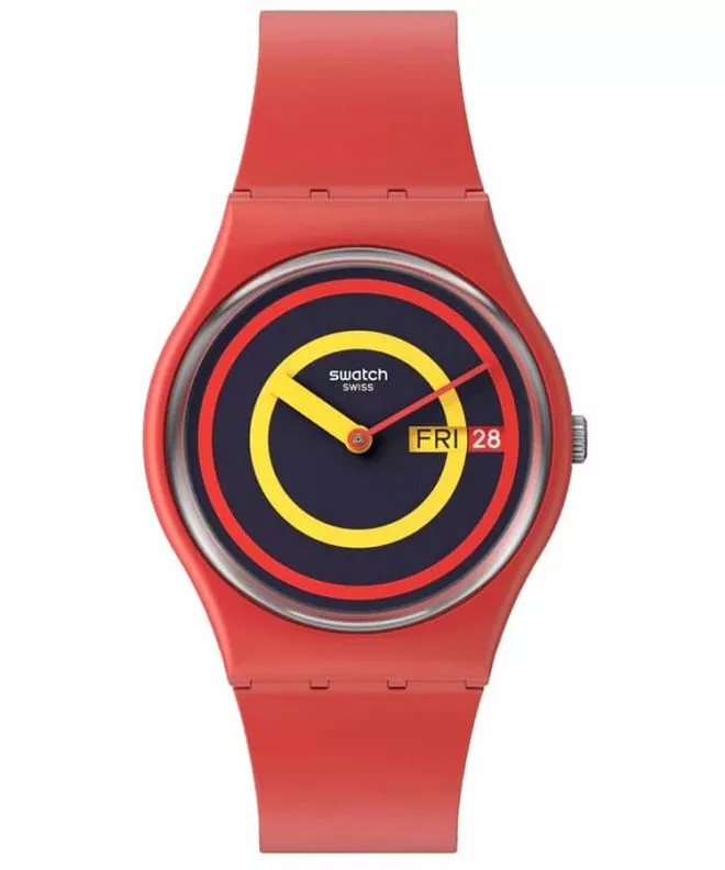 Ceas Unisex Swatch Concentring Red SO28R702