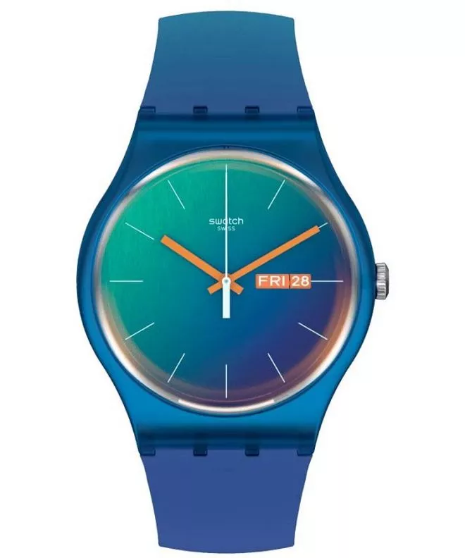 Ceas Unisex Swatch Fade to Teal SO29N708