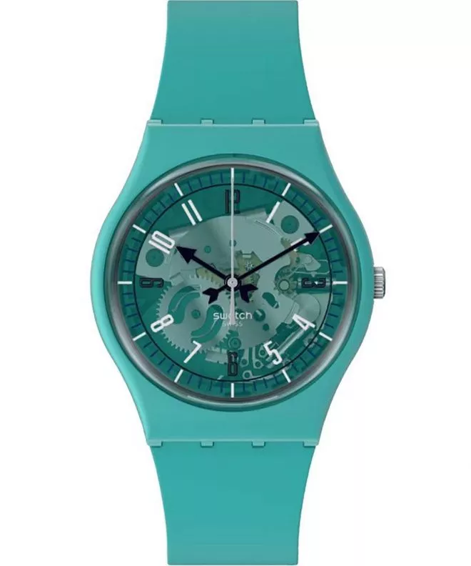 Ceas unisex Swatch Photonic Turquoise SO28G108