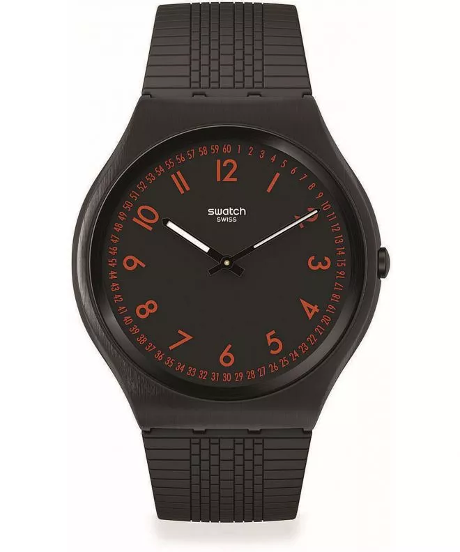 Ceas Unisex Swatch Skin Irony Brushed Red SS07B106