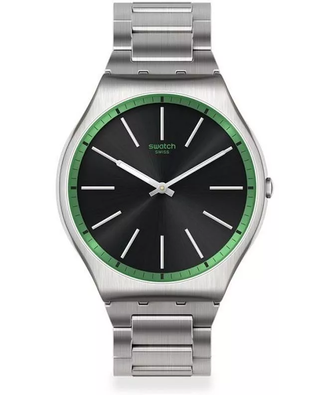 Ceas Unisex Swatch Skin Irony Green Graphite SS07S128G