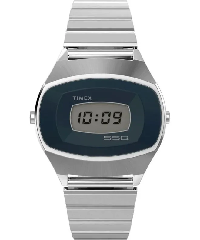 Ceas barbatesc Timex Q 1975 SSQ Digital Reissue TW2Y06100