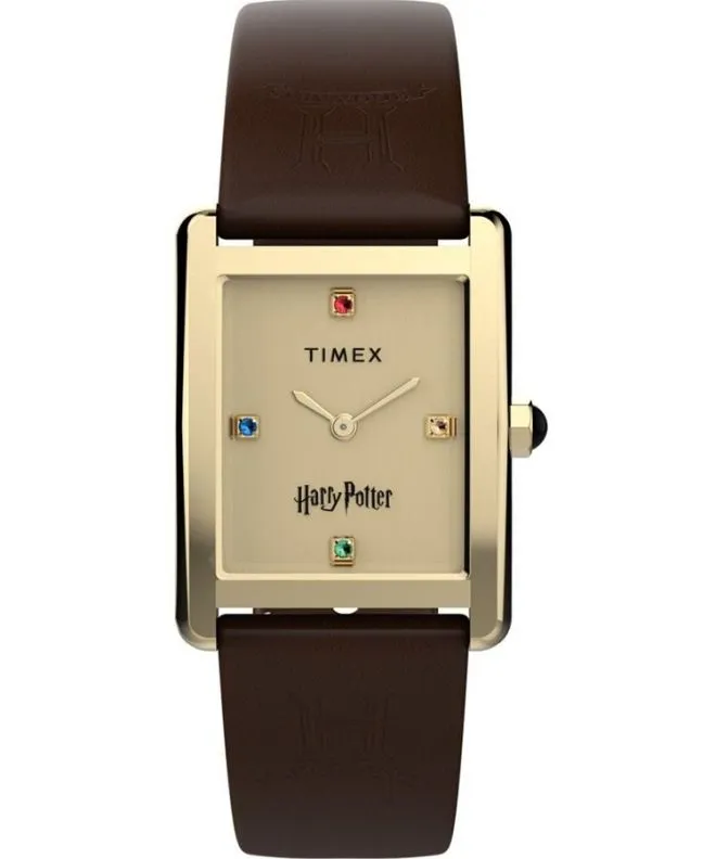 Ceas dama Timex Harry Potter X Hailey Hogwarts 24mm Leather Strap TW2Y75700