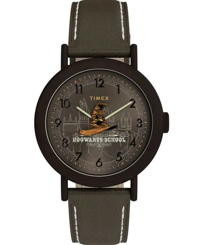 Ceas unisex Timex Harry Potter X Weekender Sorting Hat 37mm Leather Strap TW2Y77000