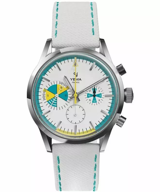 Ceas barbatesc Yema Yachtingraf Croisière Chronograph YMHF1583-BB