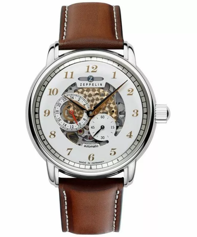 Ceas barbatesc Zeppelin New Captain's Line Automatic 8658-1 (86581)