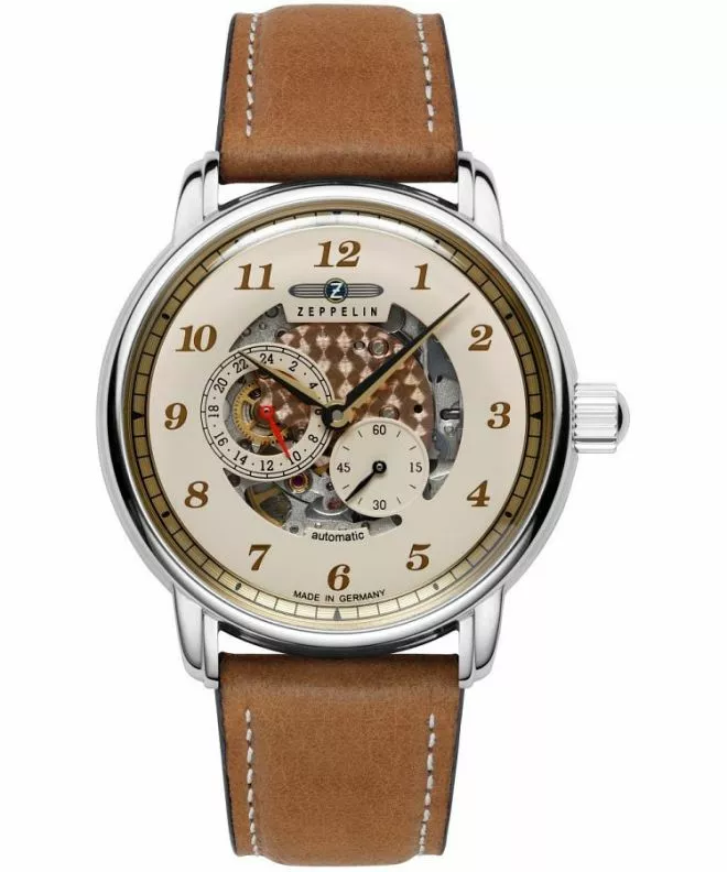 Ceas barbatesc Zeppelin New Captain's Line Automatic 8658-5 (86585)