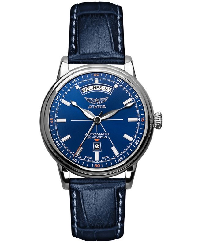 Ceas Barbatesc Aviator Douglas Day Date V.3.20.0.145.4
