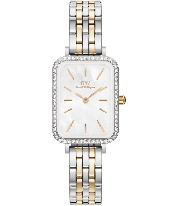 Ceas dama Daniel Wellington Quadro Lumine Bezel 5-Link Two-Tone 40 DW00100671