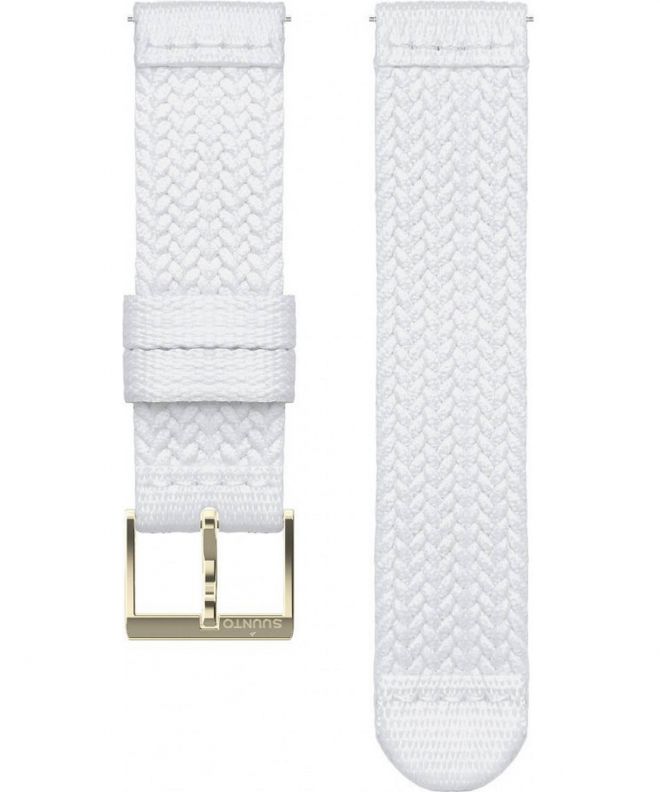 Curea Suunto Athletic 5 Braided Textile Strap White Gold Size S