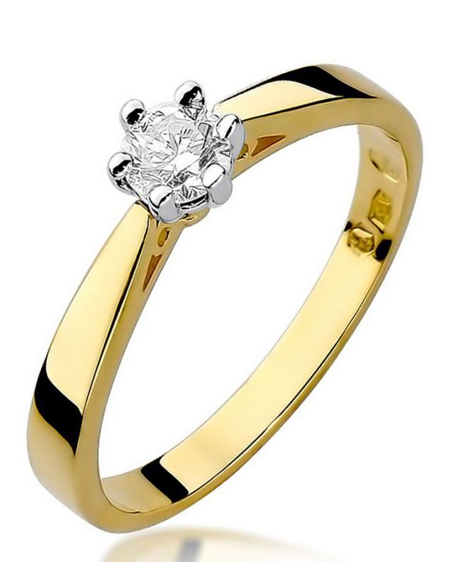 Inel Bonore - Aur 585 - Diamant 0,3 ct