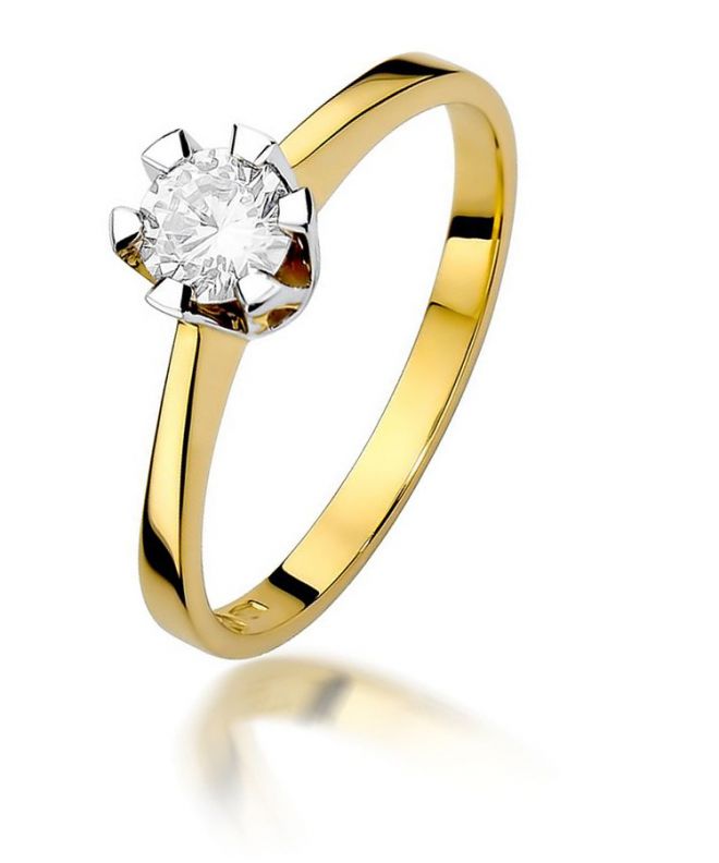 Inel Bonore - Aur 585 - Diamant 0,5 ct