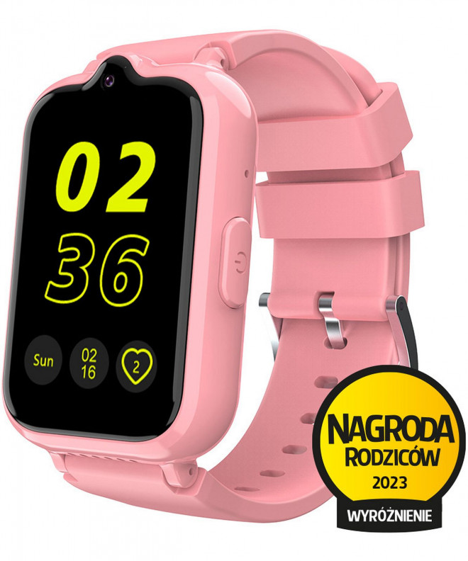 Smartwatch pentru copii Manta Junior Joy 4G Różowy