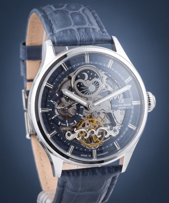 Ceas barbatesc Carl von Zeyten Neustadt Skeleton Automatic CVZ0008BLS