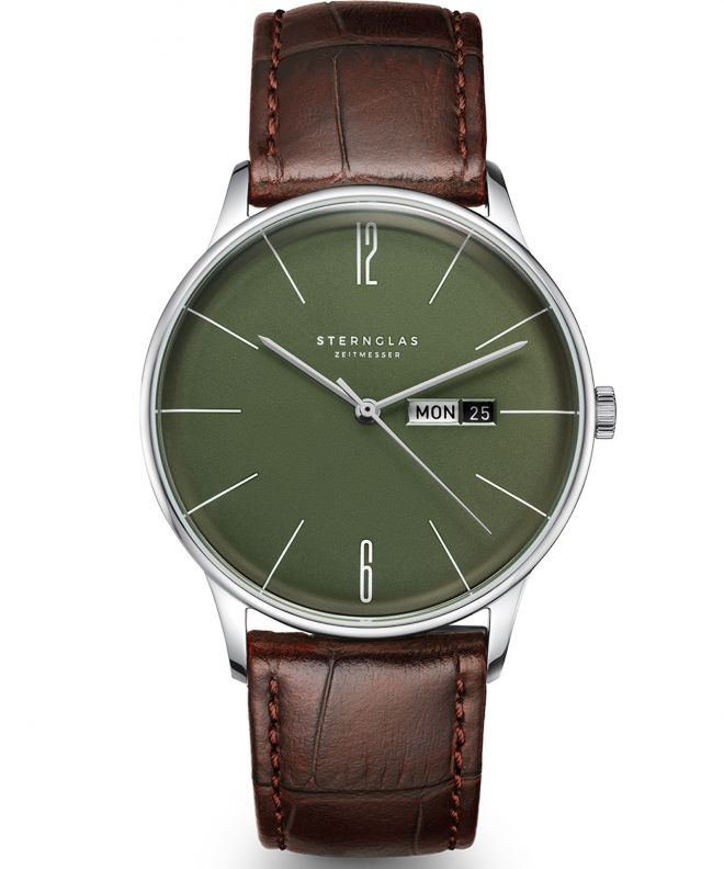 Ceas barbatesc Sternglas Berlin Olive Green S01-BE08-HE05