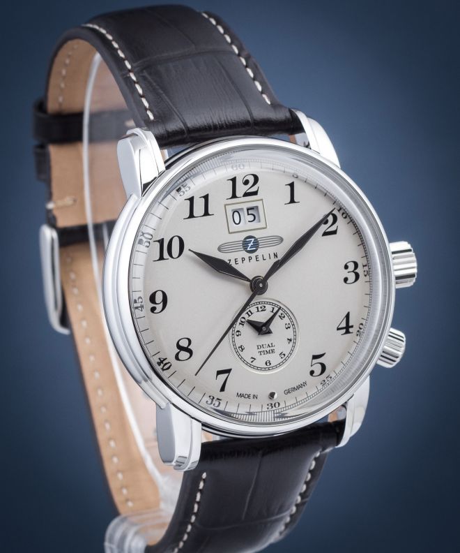 Ceas Barbatesc Zeppelin LZ127 Graf Zeppelin Dual Time 7644-5