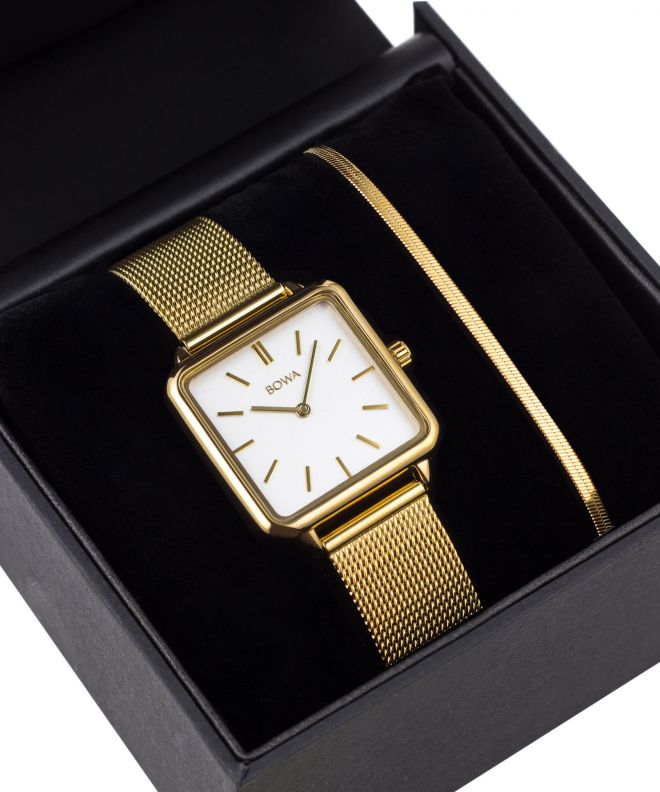 Ceas dama BOWA Vienna White Gold Mesh 29 Gift Set VI294-24-164M-419-03