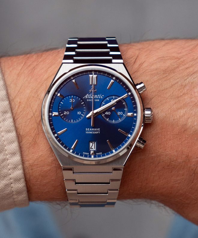 Ceas barbatesc Atlantic Seawave Chronograph 58466.41.51