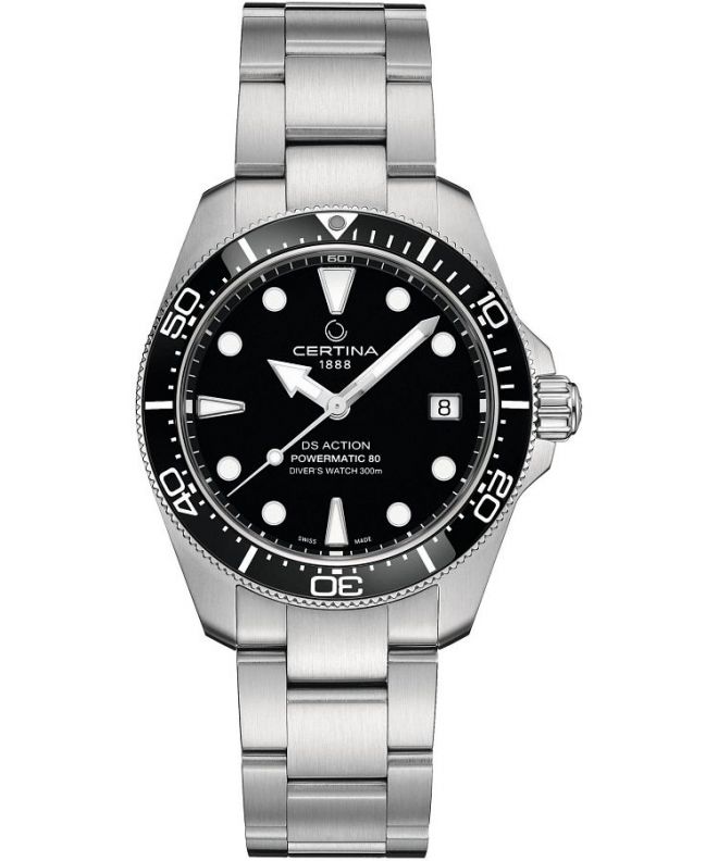 Ceas barbatesc Certina DS Action Diver 38 mm Powermatic 80 Automatic C048.807.11.051.00 (C0488071105100)