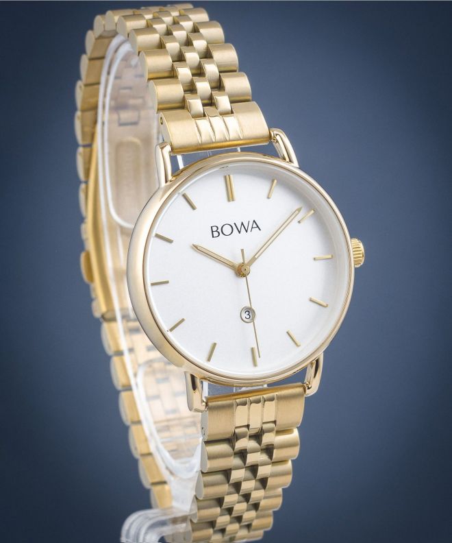 Ceas dama BOWA Milan White Gold Steel 34 MI344-24-164S