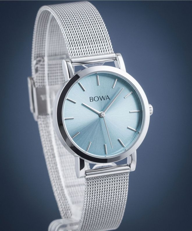Ceas dama BOWA Tokyo Ice-Blue Silver Mesh 33 TO335-95-165M