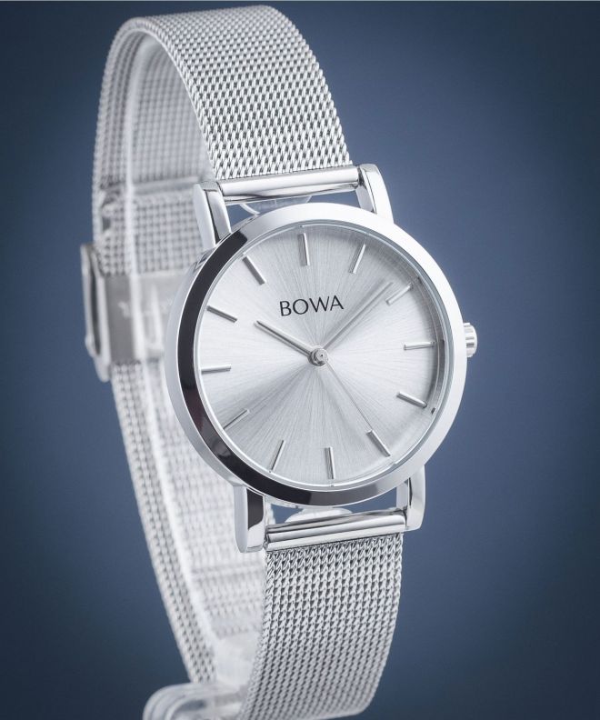 Ceas dama BOWA Tokyo Silver-Black Tone Mesh 33 TO335-55-165M