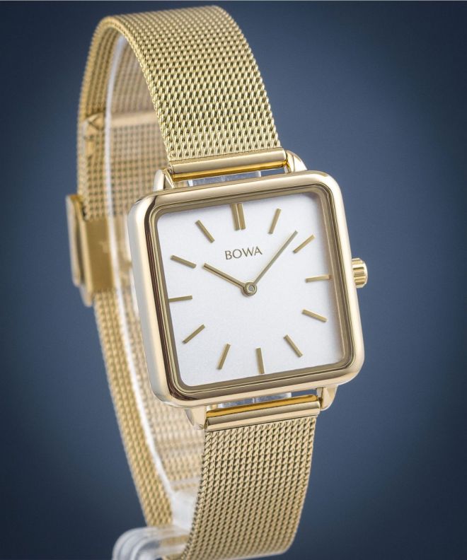 Ceas dama BOWA Vienna White Gold Mesh 29 VI294-24-164M