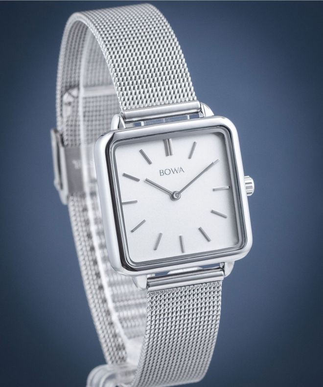 Ceas dama BOWA Vienna White Silver Mesh 29 VI295-25-165M
