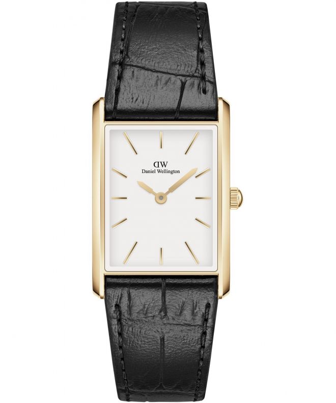 Ceas dama Daniel Wellington Bound Black Crocodile Gold 22 DW00100740