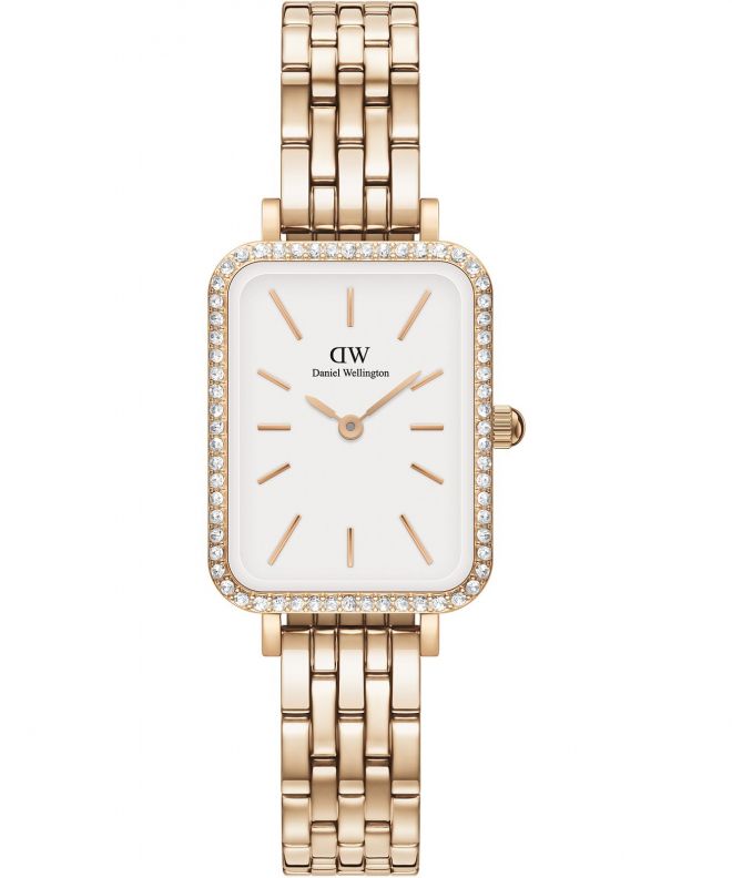 Ceas dama Daniel Wellington Quadro Lumine Bezel 5-Link Melrose 40 DW00100672