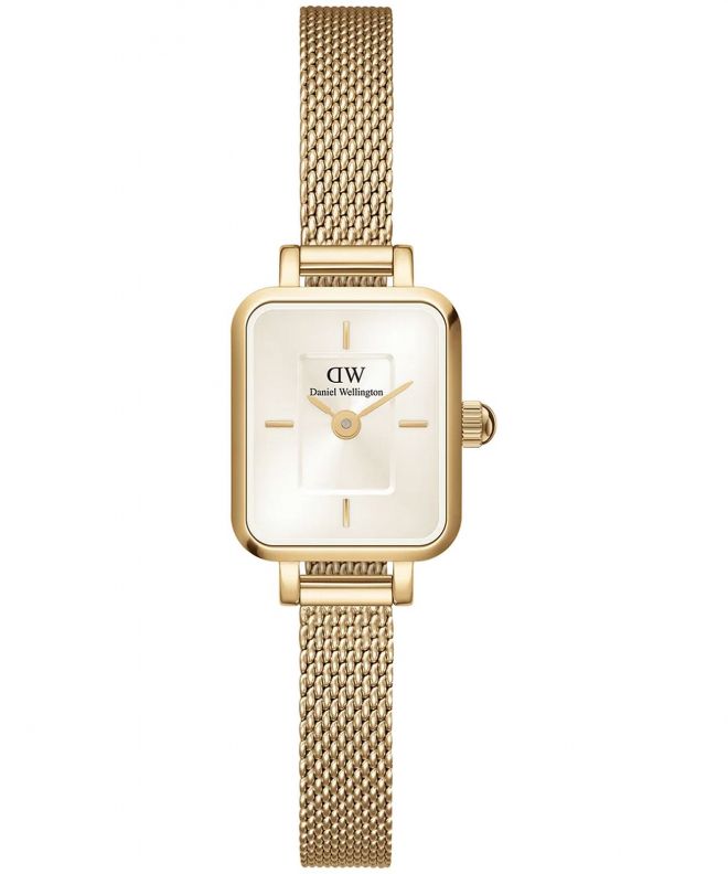Ceas dama Daniel Wellington Quadro Mini Evergold Champagne 15 DW00100656
