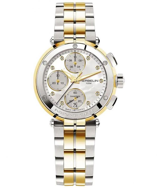 Ceas dama Herbelin Newport Chronograph 35688BT89