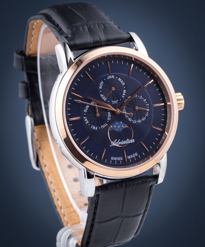 Ceas barbatesc Adriatica Moonphase A8134.R215QF