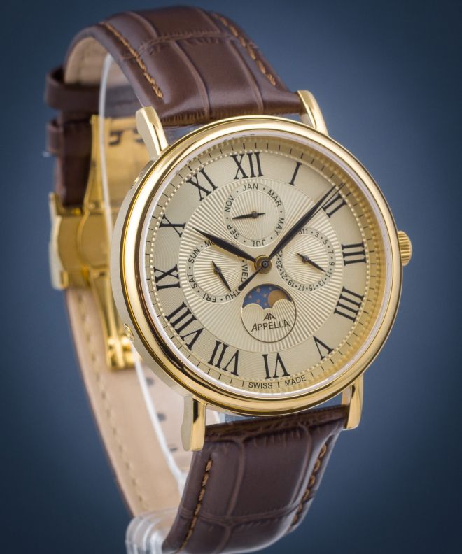 Ceas Barbatesc Appella Moonphase L70004.1B31QF