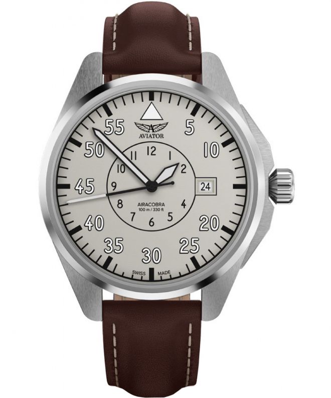 Ceas barbatesc Aviator Airacobra 43 Heritage Automatic V.3.39.0.342.0