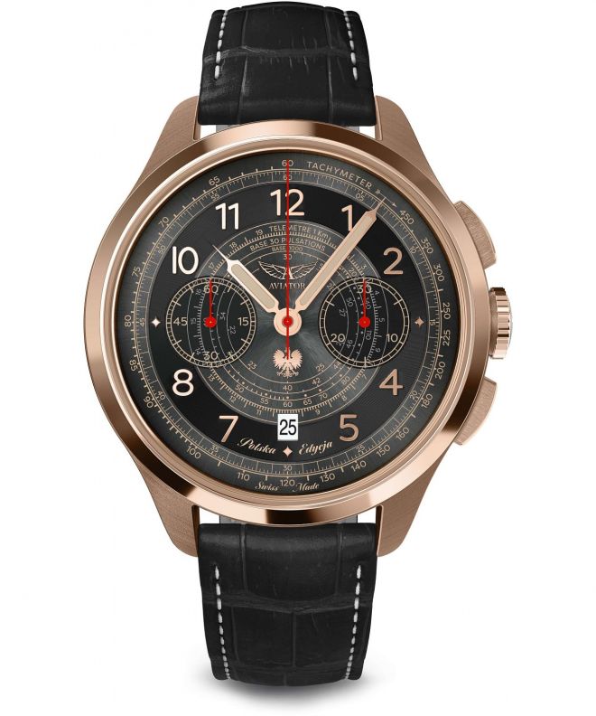 Ceas barbatesc Aviator Heritage Chronograph Trimeter Limited Edition V.4.40.2.353.4 PL