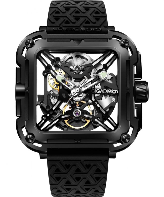 Ceas barbatesc Ciga Design X Series Gorilla Skeleton Automatic X011-BB01-25BK