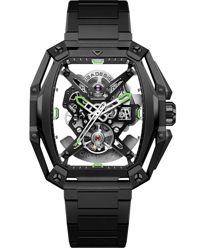 Ceas barbatesc Ciga Design Z Series Hunter Skeleton Automatic Z035-BB01-W1B