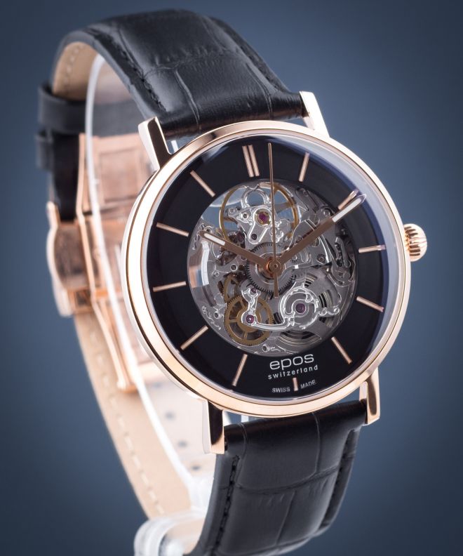 Ceas barbatesc Epos Originale Skeleton Automatic 3437.135.24.15.25