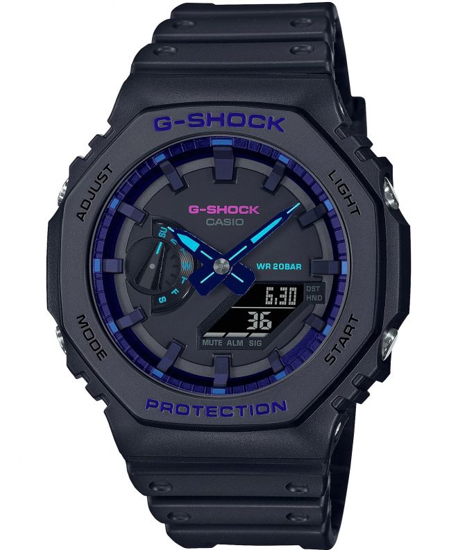 Ceas barbatesc Casio G-Shock Octagon Carbon Core Guard GA-2100VB-1AER