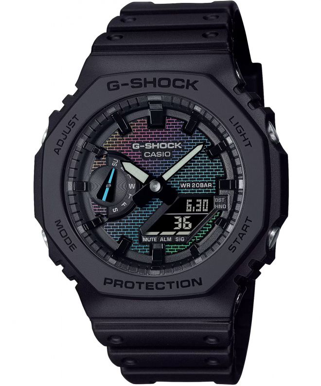 Ceas barbatesc Casio G-Shock Classic 2100 Series Rainbow Brick Wall GA-2100RW-1AER