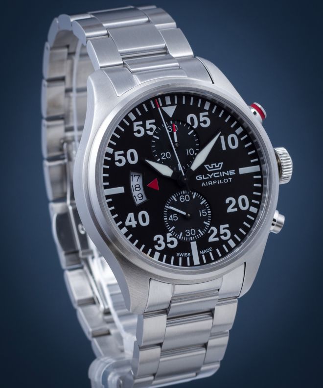 Ceas Barbatesc Glycine Airpilot Chrono GL0355
