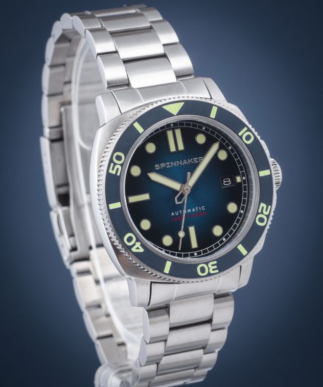 Ceas Barbatesc Spinnaker Hull Diver Automatic Liberty Blue