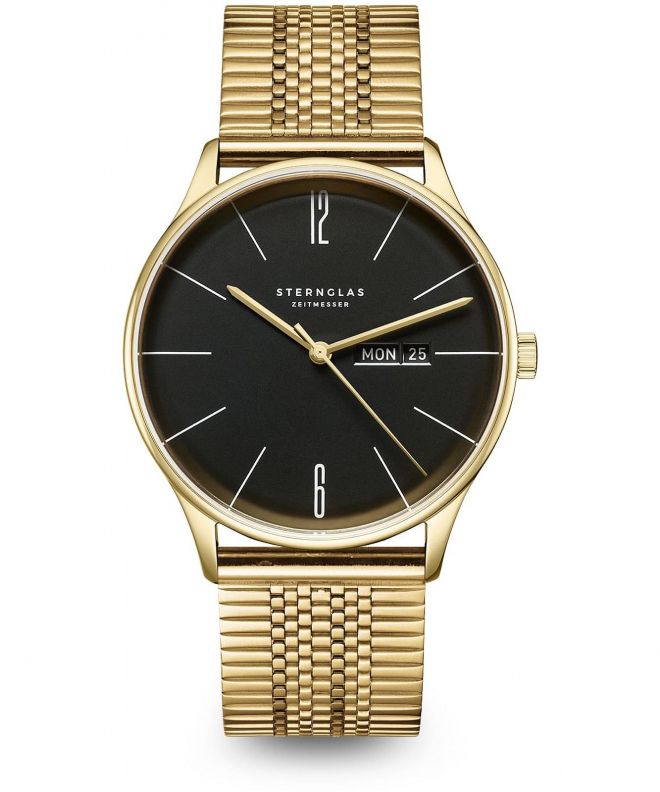 Ceas barbatesc Sternglas Berlin Metro Piano Black S01-BE04-ME09