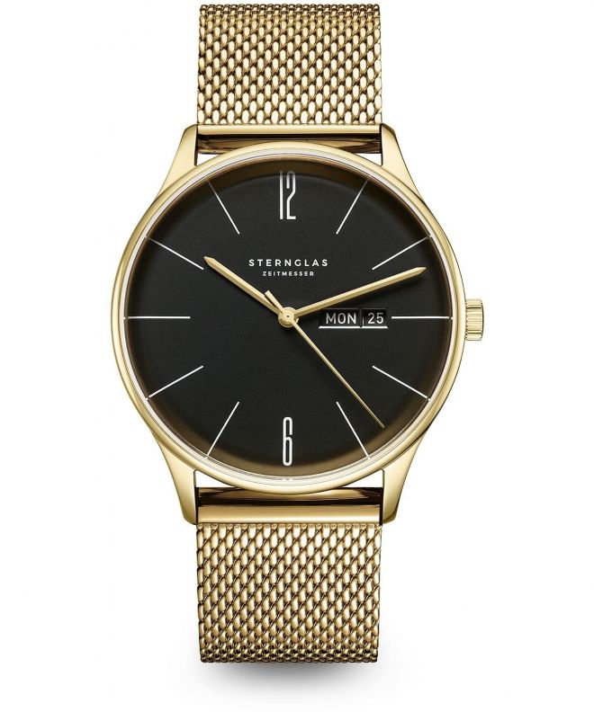 Ceas barbatesc Sternglas Berlin Metro Piano Black S01-BE04-MI05