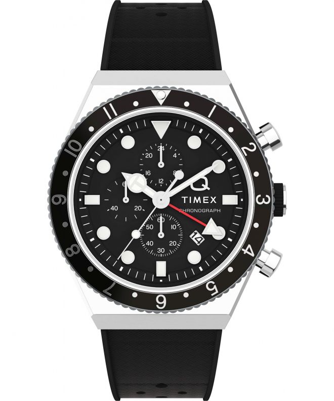 Ceas Barbatesc Timex Timex Q Three Time Zone Chronograph TW2V70000