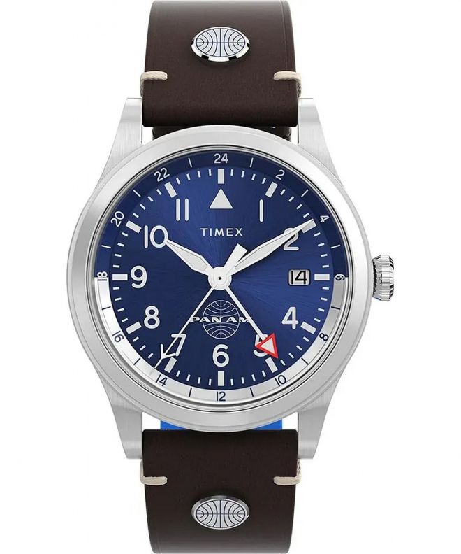 Ceas barbatesc Timex Waterbury GMT x Pan Am® 39mm TW2W97300