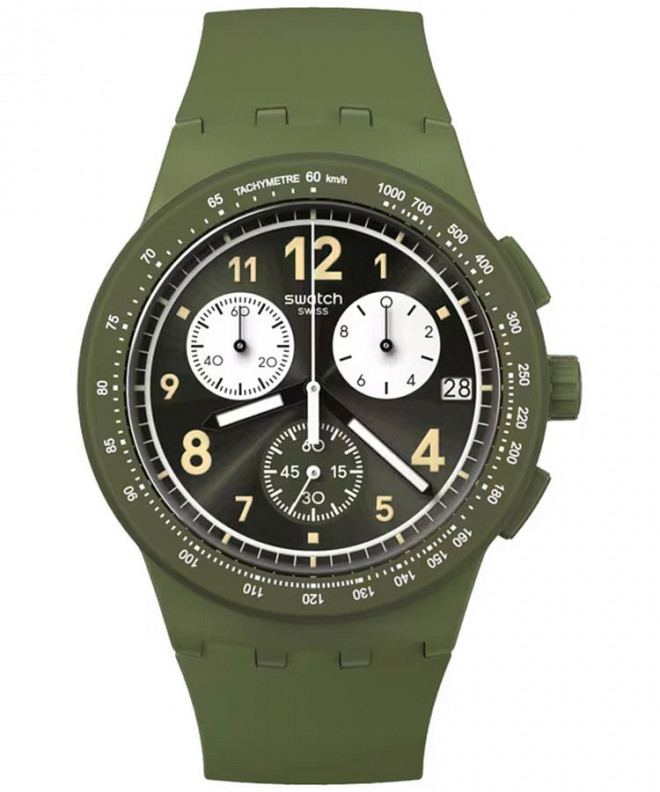 Ceas unisex Swatch Nothing Basic about Green Chrono