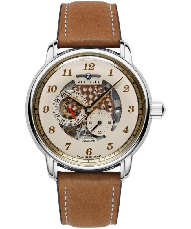 Ceas barbatesc Zeppelin New Captain's Line Automatic 8658-5 (86585)