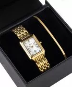 Ceas dama BOWA Barcelona Pearl Gold Steel 23 Gift Set
